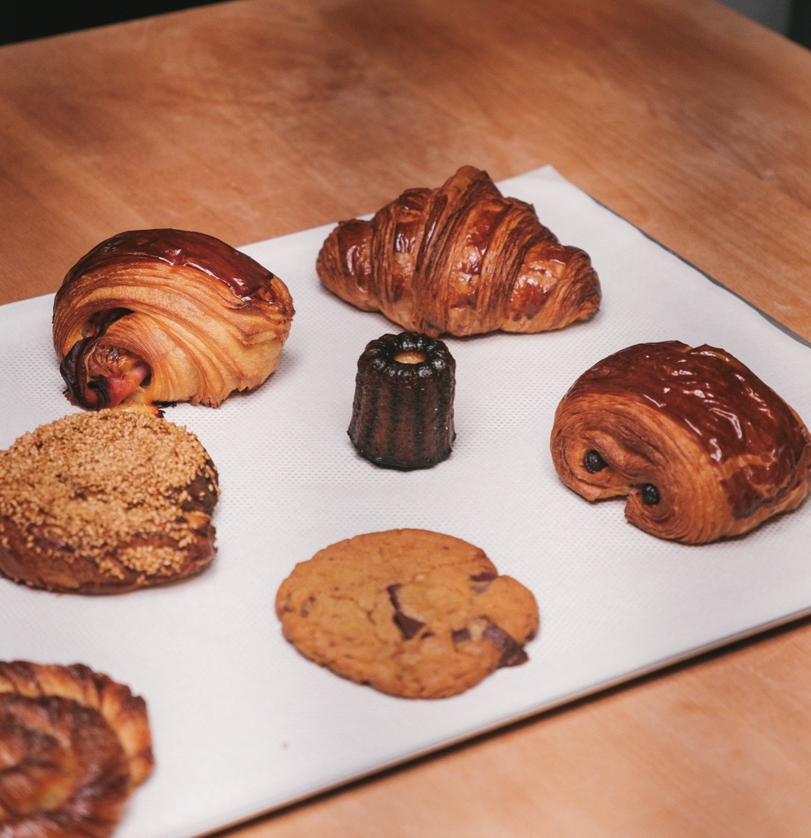 Santo Bakehouse pastry spread